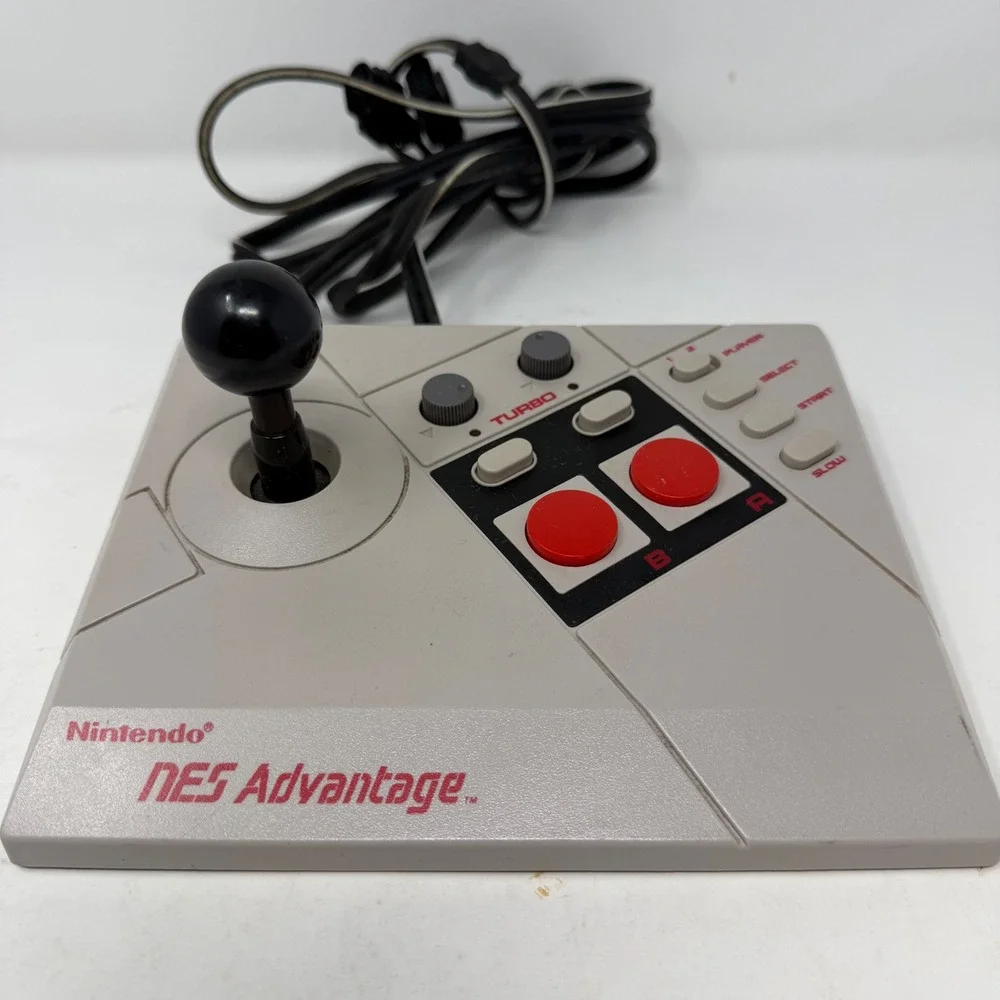 Nintendo NES Advantage Controller Arcade Joystick NES-026 Turbo Slow Motion